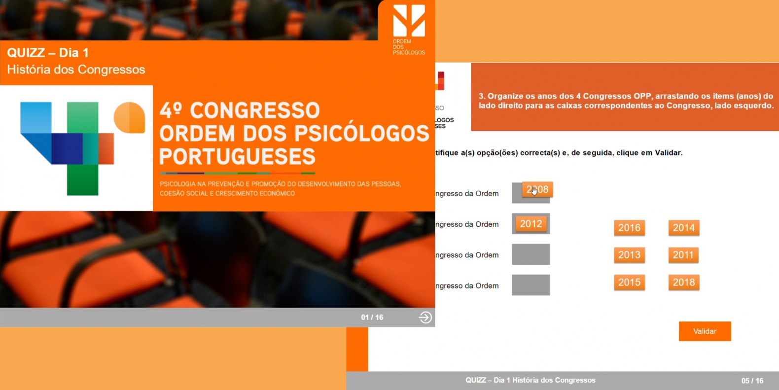 Portuguese Psychologists Association Quiz